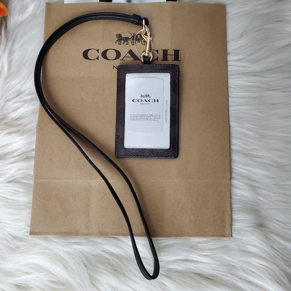 COACH ID CARD/CREDIT CARD HOLDER LANYARD - Picture 6 of 6